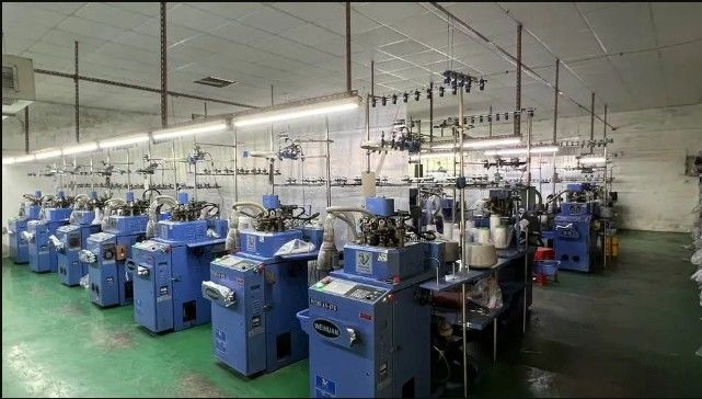 Foshan Yumian Weaving Co., Ltd. productielijn van de fabrikant